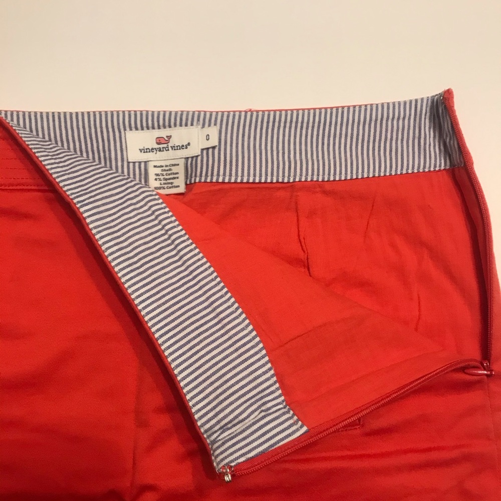 Vineyard Vines women’s red skirt size zero